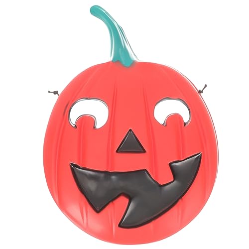 COLLBATH 2st Halloween-maske Halloween-performance-requisiten Halloweenkostüm Halloween-gesichtsmaske Halloween-versorgung Schreckliche Kürbismaske Halloween-kürbismaske Rot Plastik von COLLBATH