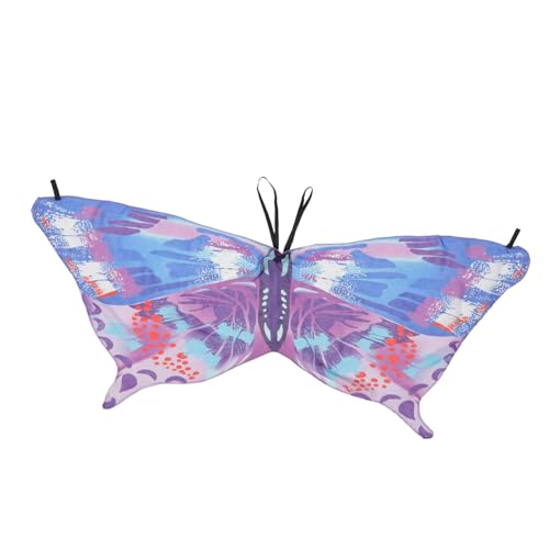 COLLBATH 3St kleiner Schmetterlingsschal Anzüge für Kinder Schmetterlingsmantel verkleidung kinder butterfly costume Cosplay Feenflügel Schmetterlingsflügel für Kleinkinder Chiffon von COLLBATH