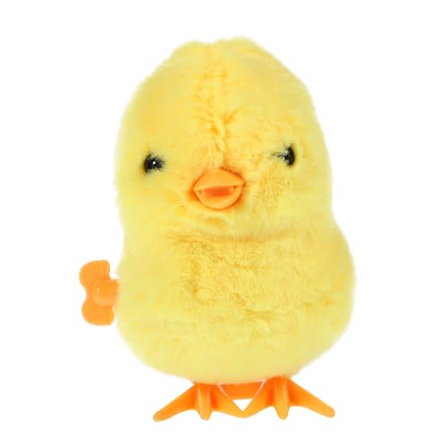 COLLBATH 3st Springendes Gelbes Huhn Osterspielzeug Zum Aufziehen Aufziehspielzeug Realistische Kuscheltiere Uhrwerk Küken Aufziehen Spielzeug Huhn Hühnerspielzeug Für Kinder Yellow Plüsch von COLLBATH