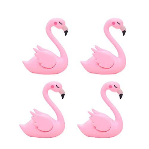 COLLBATH 4 Stück Kuchendekorationen Tortendeko Einschulung Kuchen Flamingo Auto-flamingo- Auto-ornament Kuchen-flamingo-ornament von COLLBATH