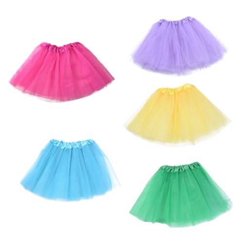 COLLBATH Tutu-rock-set für Mädchen 3-lagig Tüll Prinzessinnenkleid Elastischer Bund für Kostümpartys von COLLBATH