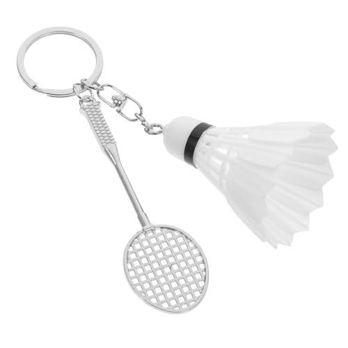 COLLBATH Badminton Schlüsselanhänger Badminton Schlüsselanhänger Sportball Schlüsselanhänger Badminton Ball Anhänger Schlüsselanhänger Badminton Schläger Schlüsselanhänger Badminton von COLLBATH