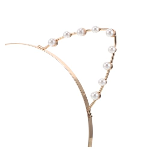 COLLBATH Bequemer Katzenohren Haarreif mit Künstlichen Perlen Modisches Stirnband für Mädchen Dekoratives Accessoire für Party Cosplay und Alltag Einzigartiges Design Stabiler COLLBATH Bequemer Katzenohren Haarreif mit Künstlichen Perlen Modisches Stirnband für Mädchen Dekoratives Accessoire für Party Cosplay und Alltag Einzigartiges Design Stabiler von COLLBATH