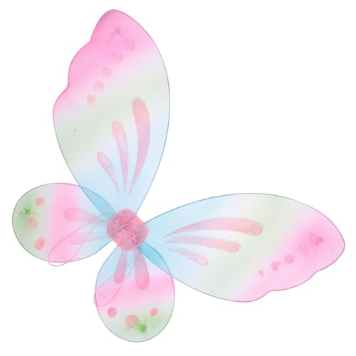 COLLBATH Bunte Schmetterlingsflügel butterfly costume butterfly wings Kostümflügel schmetterlingsflügel kostüm Schmetterlinge Cosplay Feenflügel Mädchenfeenflügel Feenflügel-Cosplay Nylon von COLLBATH