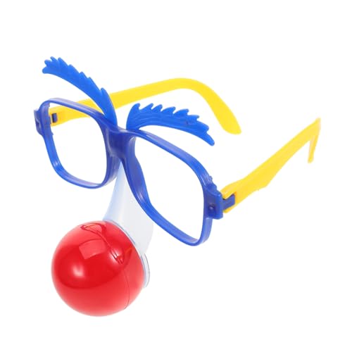 COLLBATH Clown Brille Brille Für Party Lustige Brille Party Cosplay Brille Stütze Lustige Brille Für Party Clown Party Brille Cosplay Zubehör Cosplay Requisite Cosplay Clown von COLLBATH