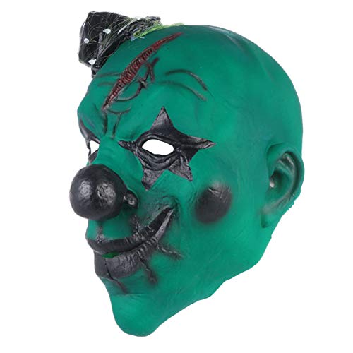 COLLBATH Clown-maske Gruseliges Halloween Maskerademaske Gesichts- Halloween Für Erwachsene Gruseliger Clown Gruselige Halloween-maske Maskerade-party Masken Für Halloween Green Emulsion von COLLBATH