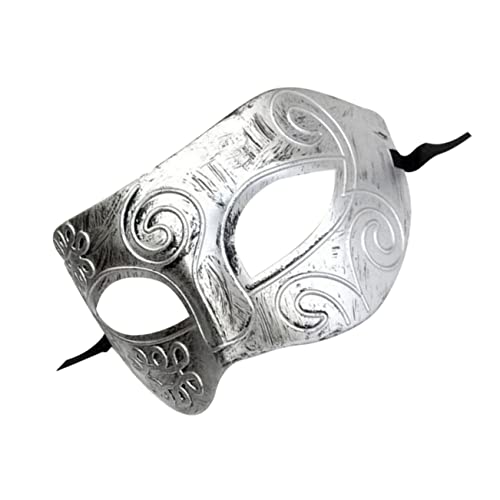 COLLBATH Coole Griechische Römische Maske Für Erwachsene Silberne Gesichtmaske Für Kostümball Maskenball Und Halloween Ideal Für Karneval Und Themenpartys von COLLBATH