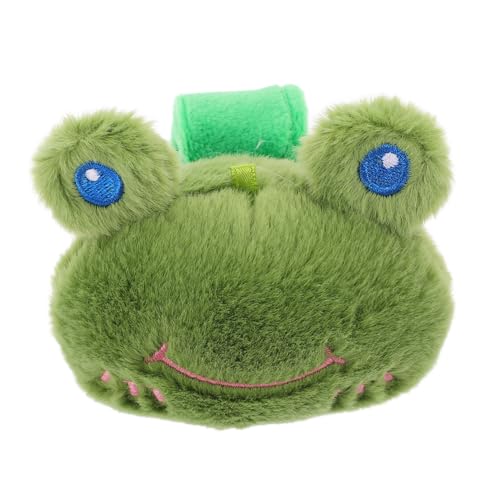 COLLBATH Frosch-Armband Armband mit Tieren Armband Plüschtier Schmiedearmbänder spielzeug für kinder frosch spielzeug Frosch-Klapparmband aus Plüsch Froschkostüm kinder PP Baumwolle Green von COLLBATH