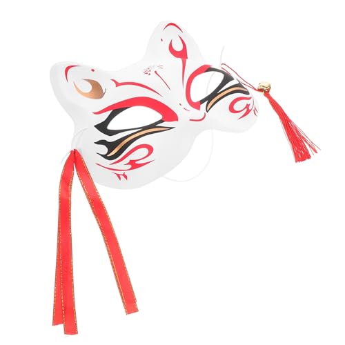 COLLBATH Fuchs Maske ob11 Puppenhaus Halloween-Maske Maske für Rollenspiele bemalte Maske tierische Maske Halloweenmaske Masken für Fuchsgesicht Mardi Gras Mask Kawaii-Maske Plastik von COLLBATH