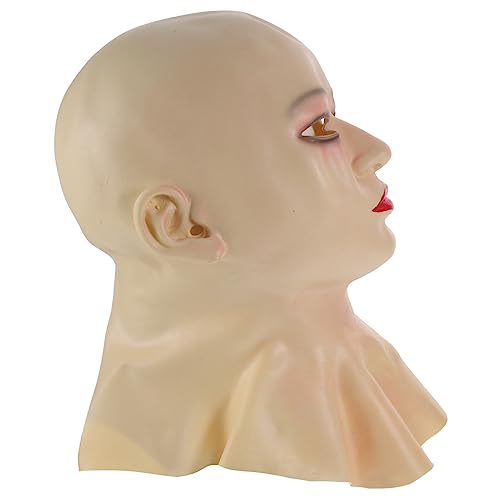 COLLBATH Glatze für Mönchs-Cosplay halloween costume halloween kostüme Kostümmaske für Halloween kahle Schönheitsmaske Gesichtsmaske Outfit Cosplay-Maske kahle Maskenabdeckung Emulsion von COLLBATH