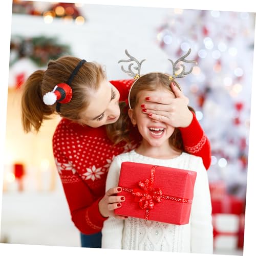 COLLBATH Glitzerndes Rentier haarreif Goldenes Geweih mit Glocken Leichtes Weihnachtsstirnband für Erwachsene Festlicher Kopfschmuck für Party und Karneval COLLBATH Glitzerndes Rentier haarreif Goldenes Geweih mit Glocken Leichtes Weihnachtsstirnband für Erwachsene Festlicher Kopfschmuck für Party und Karneval von COLLBATH