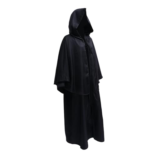 COLLBATH Halloween Robe Mit Kapuze Gemütlicher Umhang Für Erwachsene Und Kinder Ideal Für Halloween Partys Und Cosplay Kostüme Vielseitig Einsetzbar Kostüm Für Verschiedene Anlässe von COLLBATH