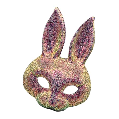 COLLBATH Hasenmaske Tierisches Gesicht Party-kaninchen-maske Lustige Halloween-maske Halloweenkostüm Kostüm Maske Kaninchenzubehör Halloween-streichmaske Bärenmaske Hasenfigur Osterhase Eva von COLLBATH