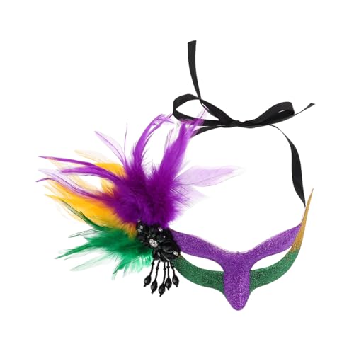 COLLBATH Mardi Gras Kostüm Zubehör Maskerade Masken Bulk Mardi Gras Kostüm Unverwechselbaren Irischen Ostern Karneval Design von COLLBATH