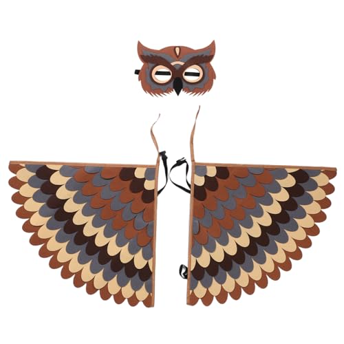 COLLBATH Kostüm Flügel Filz Weiches Atmungsaktives Material Eulen und Papageien Vogel Flügel Verkleidung für Jungen und Mädchen Geeignet für Halloween Geburtstage Rollenspiele und COLLBATH Kostüm Flügel Filz Weiches Atmungsaktives Material Eulen und Papageien Vogel Flügel Verkleidung für Jungen und Mädchen Geeignet für Halloween Geburtstage Rollenspiele und von COLLBATH