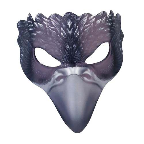 COLLBATH Krähenmaske Kostüm Fuchs Maskeradevogel Vogel Maske Adlermaske halloween costume halloween kleidung mask kinder faschingsmasken halloweenmaske Schnabelmaske Halloween-Maske Eva von COLLBATH