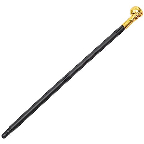 COLLBATH - Skelett-stab für Halloween 3-teilig Goldener Design Colsplay Prop Cane von COLLBATH