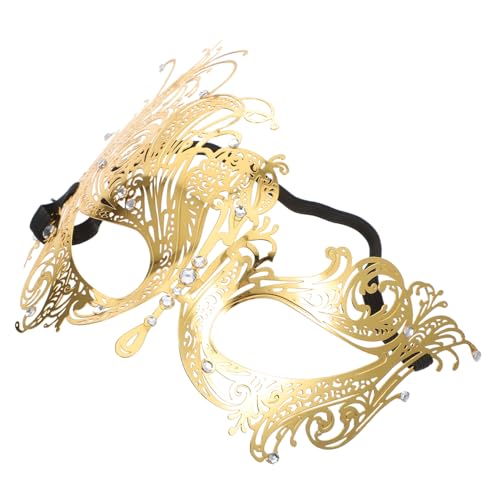 COLLBATH Maske halloween mask hallowen masks decorative mask dekoratives Cosplay Abschlussball Auge kleidung Performance-Dekor-Requisite Bühnen-Performance-Requisite Legierung Golden von COLLBATH