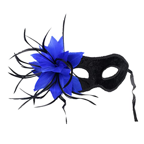 COLLBATH Maskerade Maske Halloween-maske Maskerade Halbe Gesichtsmaske Venezianische Masken Cosplay-masken Masken Für Ballpartys Maskerade-maske Für Frauen Abschlussball-party Blue Spitze von COLLBATH