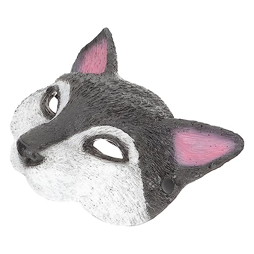 COLLBATH Pu Füchse Maske Pu Half Face Maske Halloween Fox Cosplay Halloween Celebration Interessante Maske Cosplay Lieferungen Roman Japaner Performance Prop Party Gunst von COLLBATH