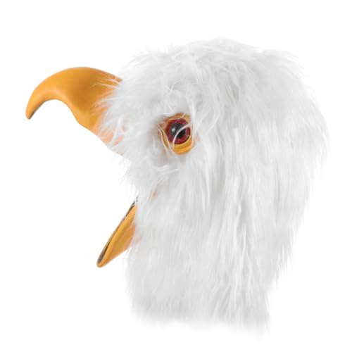 COLLBATH Realistische Halloween Adler Kopfmaske Adler Kostüm Kopfbedeckung Vogel Tier Kopfbedeckung Für Halloween Weihnachtsparty Kostüm von COLLBATH