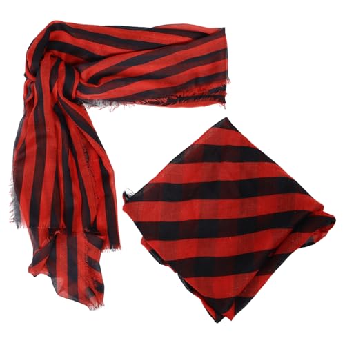 COLLBATH Renaissance Piratenkostüm Für Männer Und Frauen Mit Mittelalterlichem Dreieckstuch Halloween Accessoires Halloween Leinen Kopftuch von COLLBATH