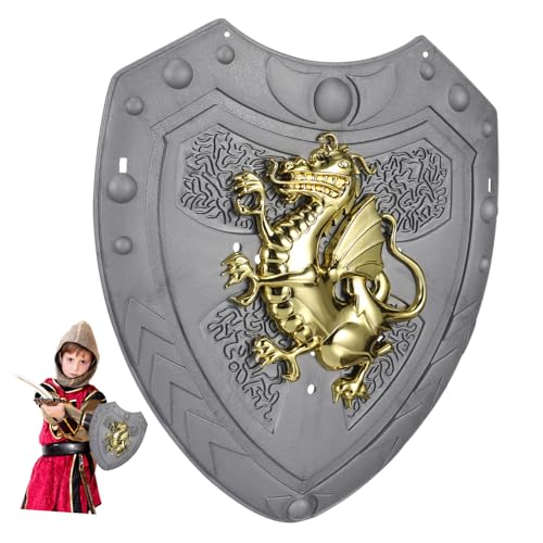 COLLBATH Schild Bühnenschild Schildspielzeug Spielzeugschild für Kinderkostüm faschingszubehör schutzplane Cosplay-Schild Cosplay-Requisitenspielzeug Abs Silver von COLLBATH