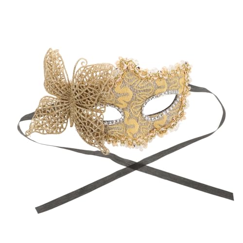 COLLBATH Schmetterlings Halbgesichtsmaske Maskerade Maske Halloween Party Maske Maskerade Party Maske Requisite Maske Für Cosplay Karnevalsmaske Damenmaske Kostümmaske Party Dekor von COLLBATH