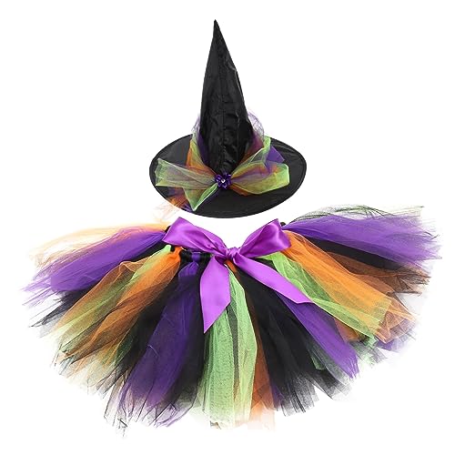 COLLBATH Stirnband Halloweenkostüm Party Outfit Hüte für Tutu Hexen Kleidung Dekoratives Kinderkostüm Kostüm Mädchen Verkleidung Kinder Halloween von COLLBATH