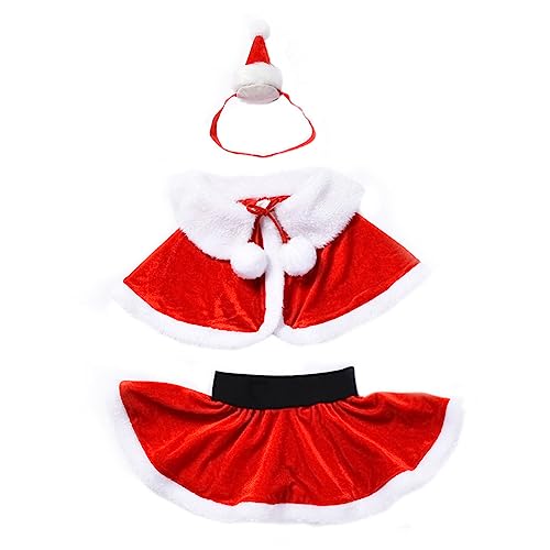 COLLBATH Weihnachtsrock Aus Festlichem Stoff Für Cosplay Outfit Rot Ideal Für Weihnachten Karneval Oder Fasching Größe Hochwertig Verarbeitet Vielseitig Einsetzbar von COLLBATH