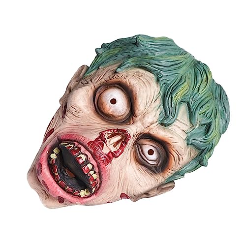 COLLBATH Zombie-Maske halloween halloween assecoires halloween masken fasching kleidung Halloween-Party Halloween-Gesichtsabdeckung Zombie-Gesichtsabdeckung Anziehmaske Green von COLLBATH