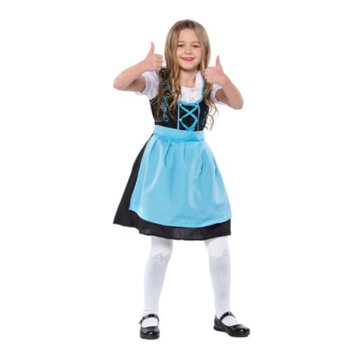 COLLBATH Cosplay-bierkleidung Kinderkostüm Cosplay-kleid Oktoberfest Kostüm Kinderkleidung Kleider Bierkostüm Für Kinder Rollenspielkostüm Für Kinder Deutschland Mädchen Halloween von COLLBATH