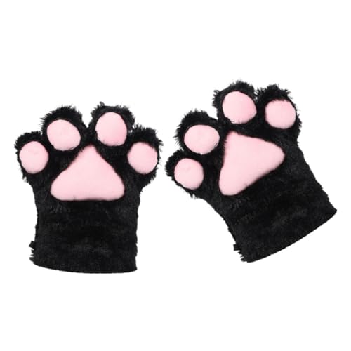 COLLBATH üsch Katzenpfoten Handschuhe Warmes Cosplay Tierpfoten Set Für Kuschelige Katzenkrallen Fäustlinge Perfekt Für Winter Und Kostümpartys von COLLBATH