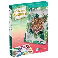 COLLECTION SEQUINS 3220342 Paillettenkunst Tiger von COLLECTION SEQUINS