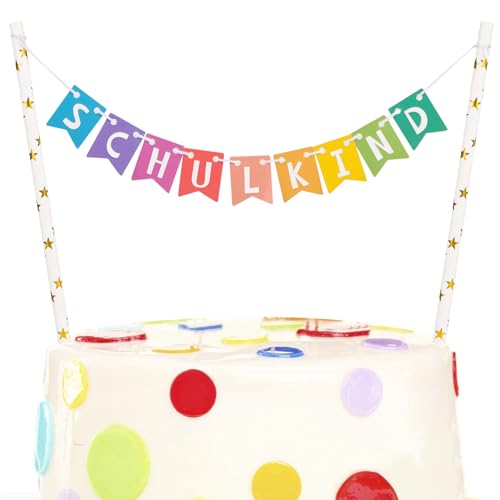 COLOFALLA Schulkind Deko Einschulung Deko Cake Topper Schulkind Cake Topper Tortendeko Schulanfang Deko für Einschulung Party Deko Schulkind Tortendeko COLOFALLA Schulkind Deko Einschulung Deko Cake Topper Schulkind Cake Topper Tortendeko Schulanfang Deko für Einschulung Party Deko Schulkind Tortendeko von COLOFALLA