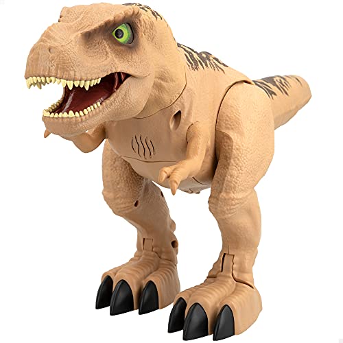 COLORBABY 46679 Dinos interaktiver Dinosaurier mit realistischen Bewegungen und Geräuschen, Dinosaurier T-REX, artikuliert, für Kinder + 3 Jahre, inklusive Batterien von COLORBABY