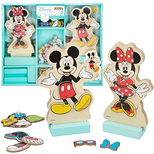 COLORBABY 48725 Mickey Woomax-Disney jgo Kleider Holz Magn 34 x 28 cm-Minnie, Vestidos von WOOMAX