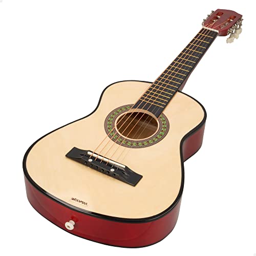 WOOMAX Spanische Gitarre aus Holz, Spielzeug für Kinder ab 4 Jahren, Musikspielzeug (49367) von WOOMAX