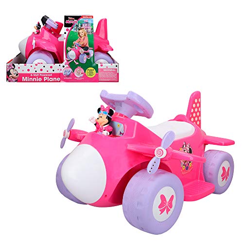 COLORBABY Disney, Minnie Maus, Lauflernhilfe, Flugzeug, Batterie, 6 V (46347) von COLORBABY