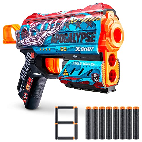 COLORBABY X-Shot Spielzeugpistole mit 8 Schaumstoffpfeilen für Kinder, Pistolen für Kinder, Zielspielzeug, Geschenke für Kinder (46921) von COLORBABY