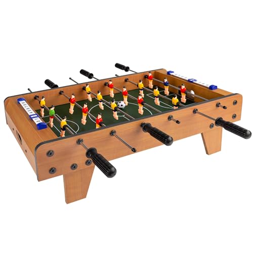 Color Baby 43310 Tischkicker aus Holz CBGames, 6 Jahre bis 99 Jahre, 60x30x20cm, 60x30x20 cm von COLORBABY