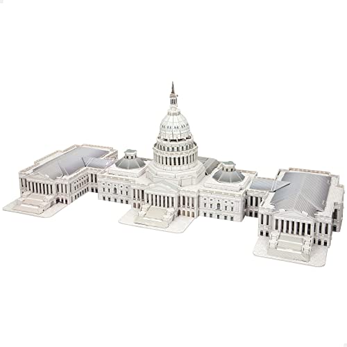 ColorBaby 49660 3D-Puzzle Capitolio 126 Stück, Mehrfarbiges Kapitol von COLORBABY