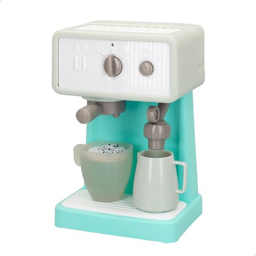 ColorBaby Play 47274 Spielzeug-Kaffeemaschine mit Licht und Sound, inklusive Zubehör, Spielzeuggeräte, Kinderteeset, Spielzeug-Kaffeemaschine für Kinder, ab 3 Jahren von COLORBABY