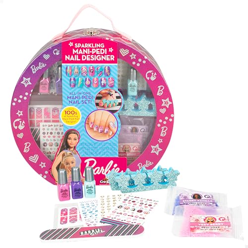 Colorbaby Barbie 48428 Nagelstudio, Maniküre- und Pediküre-Set, inkl. Nagellack, Feile, Aufkleber und Aufkleber, Zehentrenner, Beauty-Set für Mädchen, ab 8 Jahren Colorbaby Barbie 48428 Nagelstudio, Maniküre- und Pediküre-Set, inkl. Nagellack, Feile, Aufkleber und Aufkleber, Zehentrenner, Beauty-Set für Mädchen, ab 8 Jahren von COLORBABY
