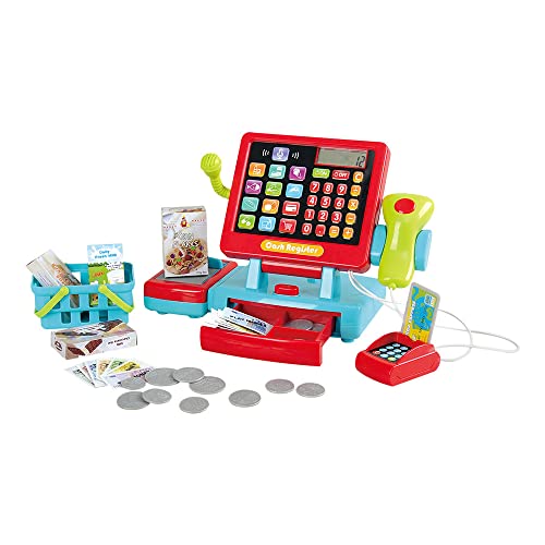 PlayGo 44585 Elektrische Registrierkasse mit Touchfunktion, Sin Talla von COLORBABY