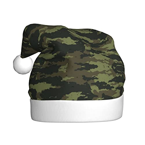 COMAAM Camouflage Erwachsene Plüsch Weihnachtsmütze Weihnachten Dekorative Hut Geeignet Für Neujahrs Party Supplies von COMAAM