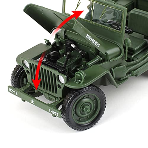 COMETX Militärische Taktiken Automodell 685006 1/18 Militär Spielzeug Auto Militär Taktiken Auto Modell Dekoration und Geschenk für Kinder von COMETX