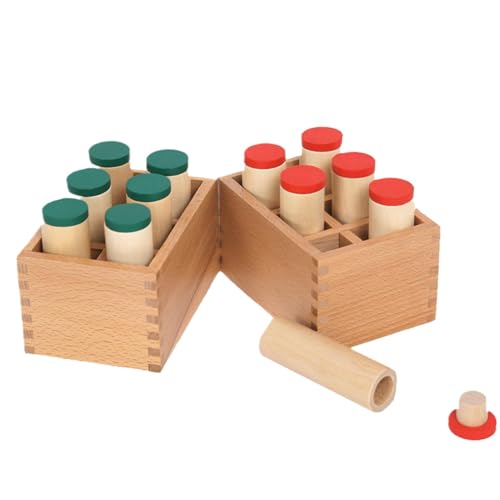 -Klangzylinder-Set – -Klangspielzeug | Pädagogischer Klangzylinder | -Sensor-Zylinder-Klangspielzeug | Klangflaschen, Zylinder, Sensorische Klangboxen Für Mädchen, , Kinder, Kleinkin von COMFOLIVING