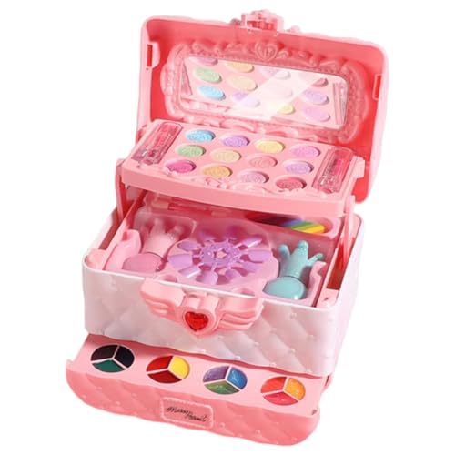 Kinder-Make-up-Sets Für Mädchen – Rollenspiel-Spielzeug Für Mädchen | Make-up-Set Für Kleine Mädchen | Fördert Die Kreativität Von Kindern Mit Make-up-Set | Prinzessinnen-Spiele, Kinderspielzeug, Gesc von COMFOLIVING