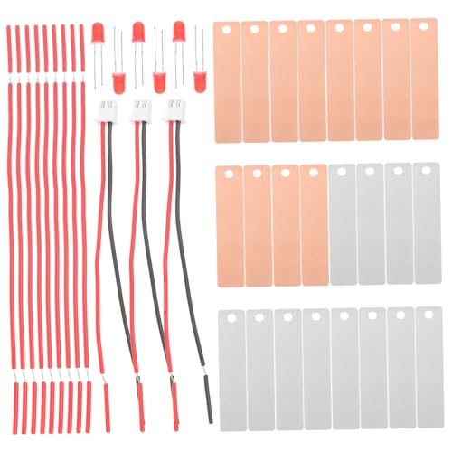 COMNESTBI 1 Satz Fruchtbatterie-Experiment Elektronisch Elektronik-kit Nachtlicht Für Planke Spannungsregler Babylampe Kinderzimmer Batterie-aufbewahrungsboxen Zink-Kupfer von COMNESTBI